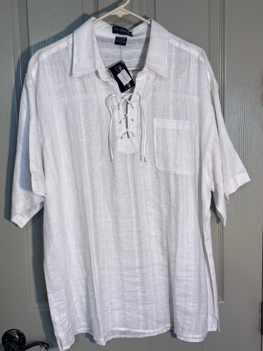 100% Italian linen Men's Shirt